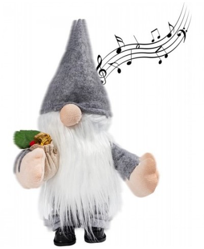 Electric Gnome Santa Sing Dancing Christmas Gnome Santa Claus Decoration Christmas Gnome Santa Plush Toys Xmas Electric Dolls...