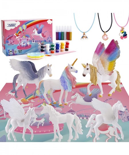 Unicorn Painting Kit for Kids Paint Your Own Unicorn Gifts for Grils&Boys Alicorn Pegasus& Unicorn Craft Kit Unicorn Party Fa...