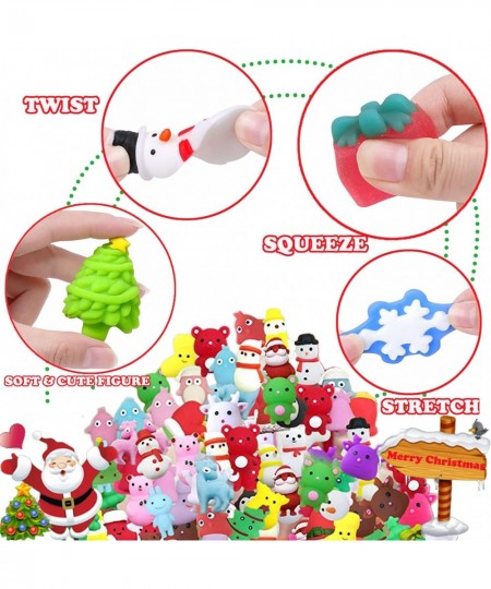 40 Pcs Mochi Squishy Toys Christmas Party Favors Stocking Stuffers for Kids Christmas Treats Goodie Bags Stuffers Pinata Fill...