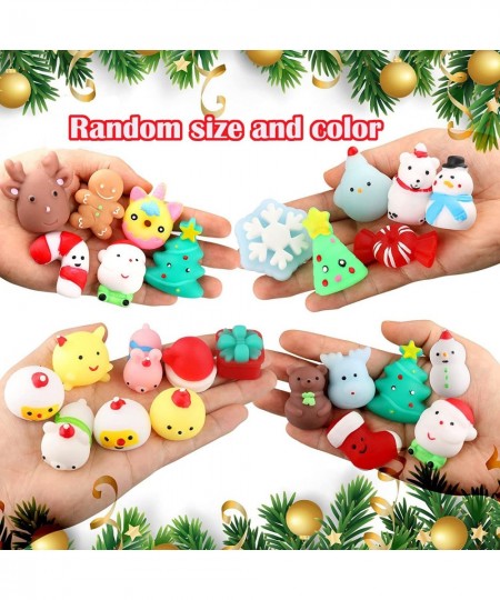 40 Pcs Mochi Squishy Toys Christmas Party Favors Stocking Stuffers for Kids Christmas Treats Goodie Bags Stuffers Pinata Fill...