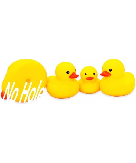 Rubber Funny Ducks/Duckies Waterproof No Bebe Noise Bath Toy Without Hole or with No Hole Student Office Desktop Decor IT Pro...