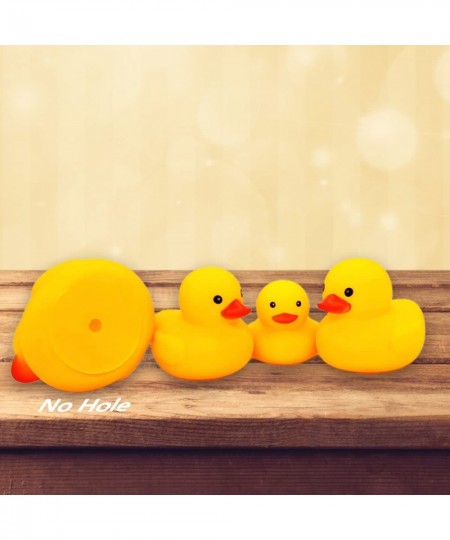 Rubber Funny Ducks/Duckies Waterproof No Bebe Noise Bath Toy Without Hole or with No Hole Student Office Desktop Decor IT Pro...