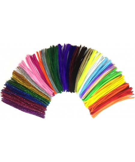 300 Pcs Assorted Colors and 100 Glitter Creative Pipe Cleaners DIY Art Craft Decorations Chenille Stems (6 mm x 35 cm) $17.66...