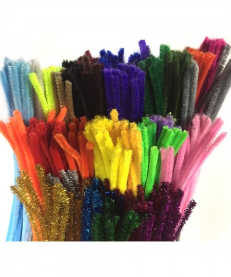 300 Pcs Assorted Colors and 100 Glitter Creative Pipe Cleaners DIY Art Craft Decorations Chenille Stems (6 mm x 35 cm) $17.66...