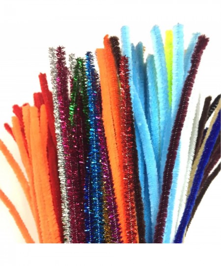 300 Pcs Assorted Colors and 100 Glitter Creative Pipe Cleaners DIY Art Craft Decorations Chenille Stems (6 mm x 35 cm) $17.66...