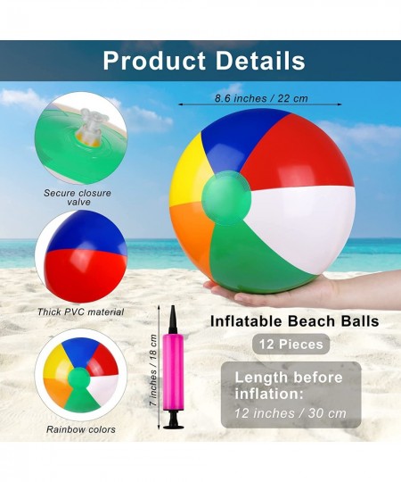 36 Pack Pool and Beach Party Favors Include 12 Inflatable Beach Balls 12 Neon Sunglasses Party Favors 12 Summer Water Squirts...