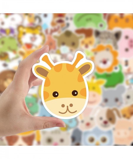 50pcs Animals Cartoon Stickers for Kids Cute Aesthetic Waterproof Vinyl Decals for Water Bottles Scrapbook Laptop Skateboard ...