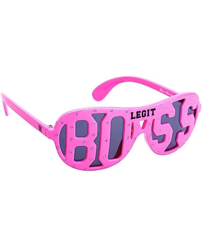 Officially Licensed WWE Sasha Banks Legit Boss Sunglasses Costume Party Favor Wrestling Shades UV400 One Size (SG3370) Pink $...