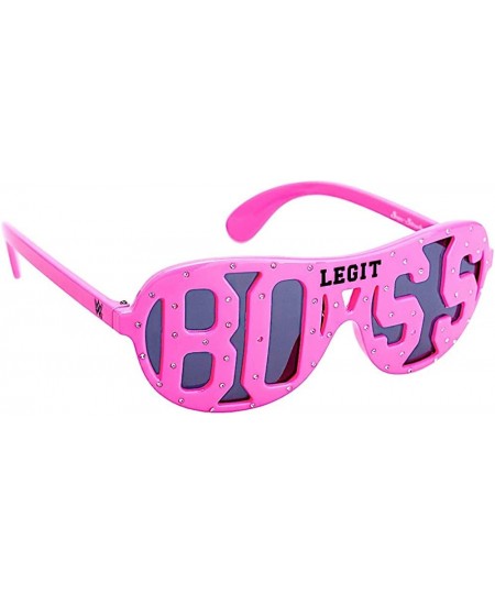 Officially Licensed WWE Sasha Banks Legit Boss Sunglasses Costume Party Favor Wrestling Shades UV400 One Size (SG3370) Pink $...