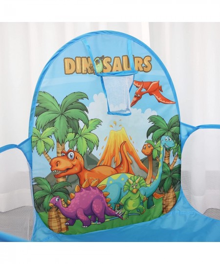 4 Ft Kids Ball Pit Pop Up Tent for Toddlers Children Playhouse Baby Playpen Ocean Ball Pool with Zipper Storage Bag - Balls n...