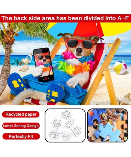 Jigsaw Puzzle 1000 Piece Puzzles for Adults Kids Travel Dog Puzzle Game Toys Gift - Premium 3-Layer Thick Paper Sturdy No Bad...