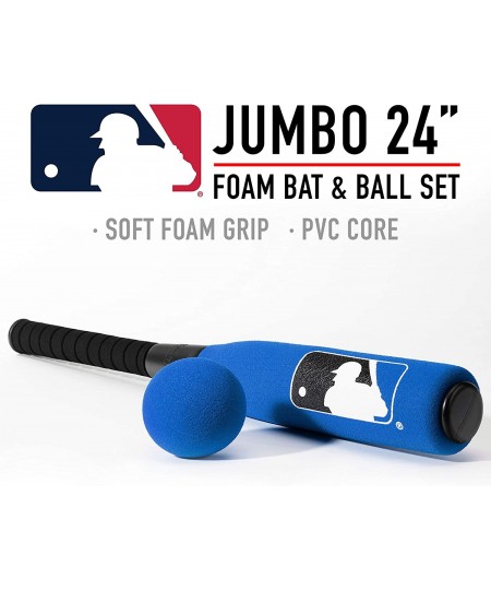 MLB Foam Baseball Bat and Ball Set – 24” Oversized – 27” Standard $25.40 - Toy Sports Products