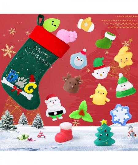 Christmas Squishies 60PCS Mochi Squishy Toys Christmas Party Favors for Kids Kawaii Mochi Squishies Christmas Decoration Anim...