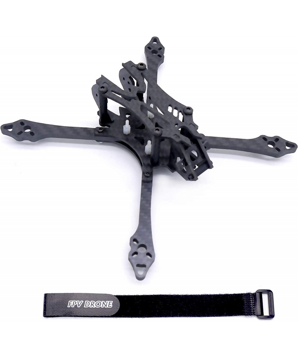 HF150 150mm FPV Racing Drone Frame Carbon Fiber 3 inch Quadcopter Frame with Lipo Battery Strap $39.17 - Hobby RC Quadcopters...