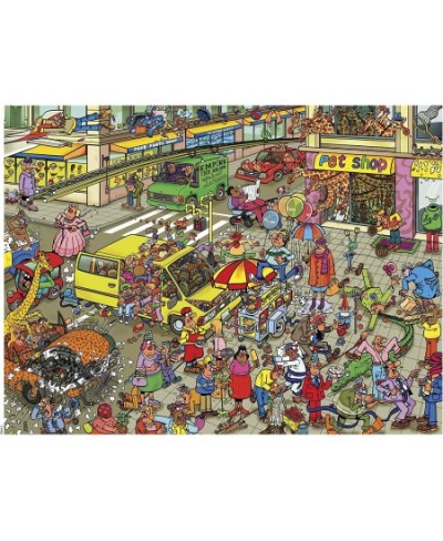 Comic Crowds - Street Scene - 750 Piece Jigsaw Puzzle $20.07 - Jigsaw Puzzles