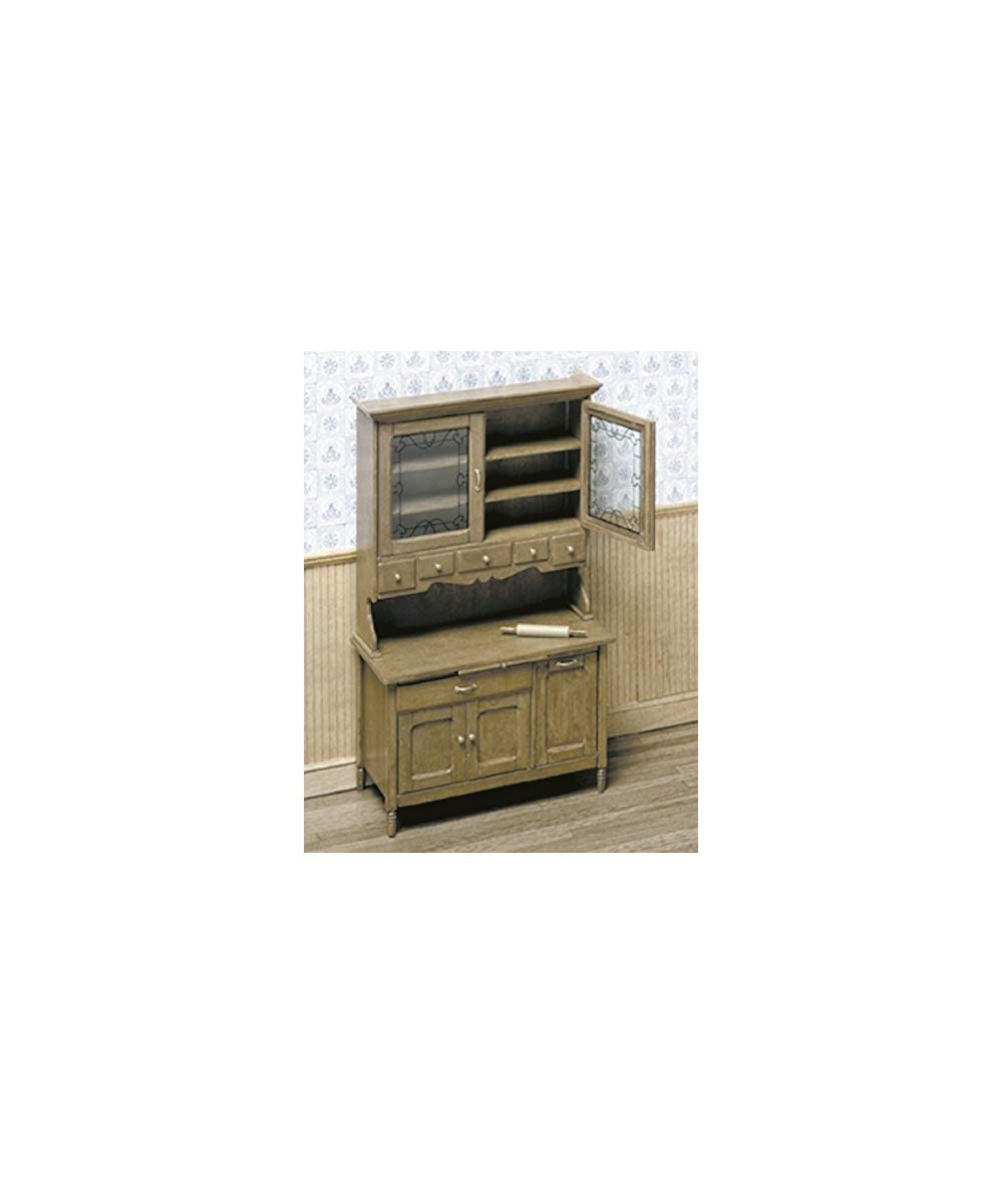 Chrysnbon Dollhouse Kitchen Cabinet Dresser Furniture Kit Model Kit F-280 $32.92 - Dollhouse Accessories