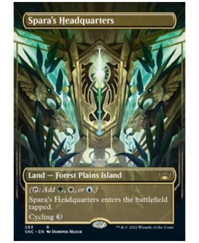 Magic: the Gathering - Spara's Headquarters (293) - Borderless - Streets of New Capenna $33.84 - Trading Cards & Accessories