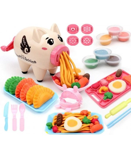 Deardeer Play Dough Sets Playdough Playsets Noodle Machine Fun Kitchen Toy for Kids Children - 21pcs $40.72 - Kids' Art Clay ...