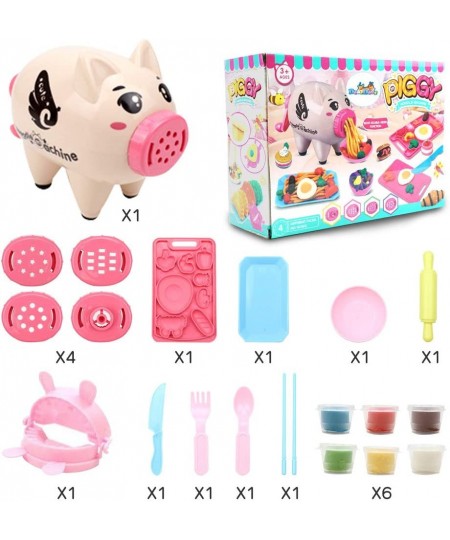 Deardeer Play Dough Sets Playdough Playsets Noodle Machine Fun Kitchen Toy for Kids Children - 21pcs $40.72 - Kids' Art Clay ...