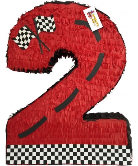 Red Race Car Theme Number Two Pinata 20" Tall $64.21 - Piñatas