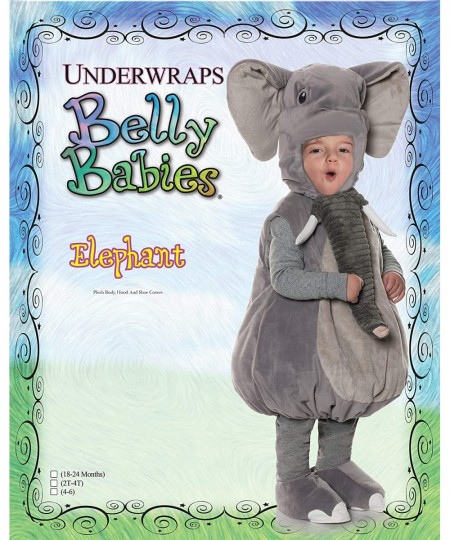 Snuggly Elephant Toddler Costume $58.45 - Kids' Costumes