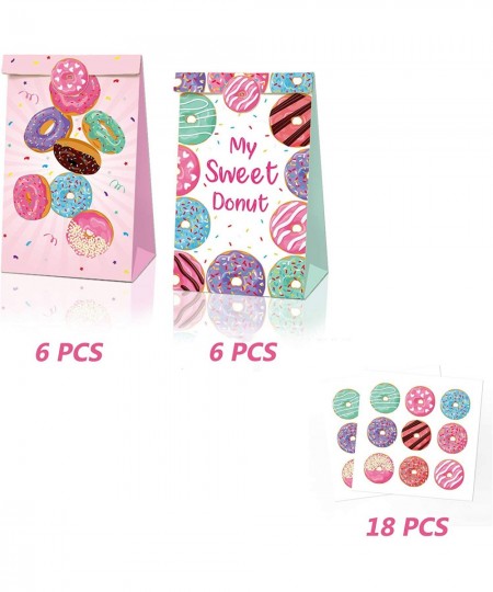 12 PCS Donut Party Goodie Bags/Party Favor Bags - Birthday Party Supplies Favors Decorations $19.45 - Kids' Party Favor Sets