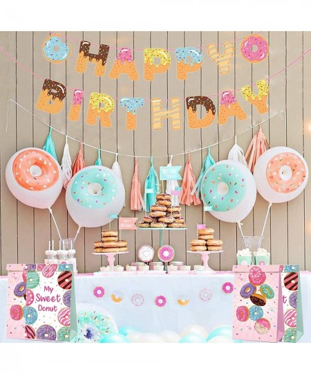 12 PCS Donut Party Goodie Bags/Party Favor Bags - Birthday Party Supplies Favors Decorations $19.45 - Kids' Party Favor Sets