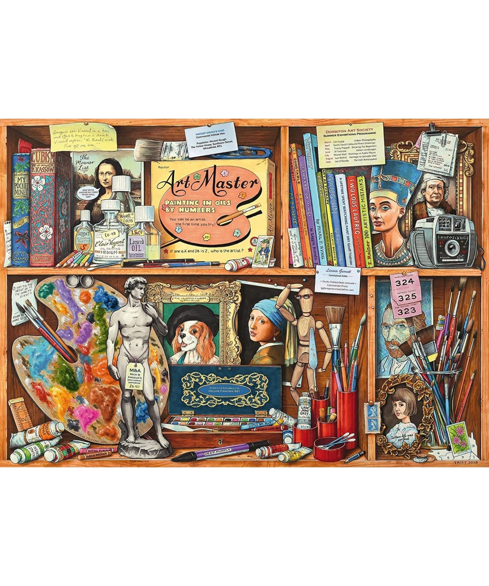 Artist's Cabinet 1000 Piece Jigsaw Puzzle for Adults - 14997 - Every Piece is Unique Softclick Technology Means Pieces Fit To...