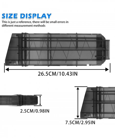 2 Pack 12-Darts Quick Reload Clips Compatible for Nerf Ultra Series Magazine Toy Gun $24.60 - Toy Foam Blasters & Guns