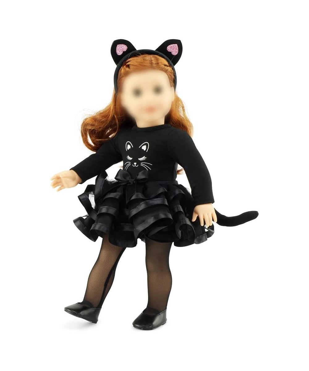 18 Inch Doll Clothes & Accessory Gift Set Toy Kids Girls | New Improved! | 18" Doll 5 PC Black Cat Costume Includes Cat Ears ...