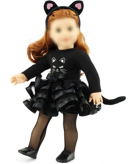 18 Inch Doll Clothes & Accessory Gift Set Toy Kids Girls | New Improved! | 18" Doll 5 PC Black Cat Costume Includes Cat Ears ...