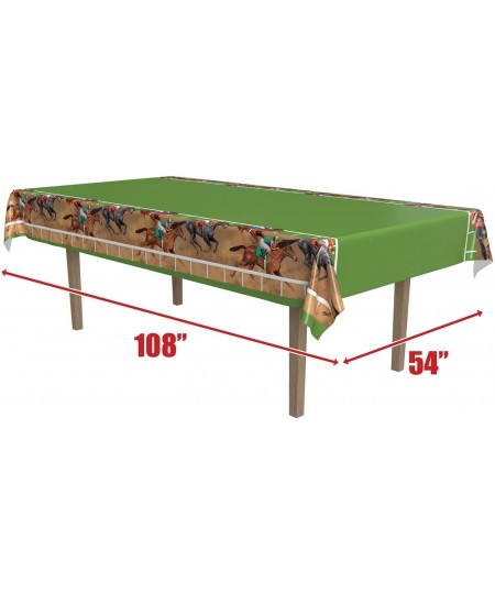 Sports Party Plastic Tablecover 3 ct (Horse Racing) $44.13 - Kids' Party Tablecovers