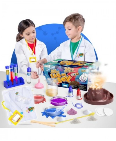 Kids Science Kit with Lab Coat Gift Set - Over 20 Experiments for Kids 4-6 $59.61 - Educational Science Kits