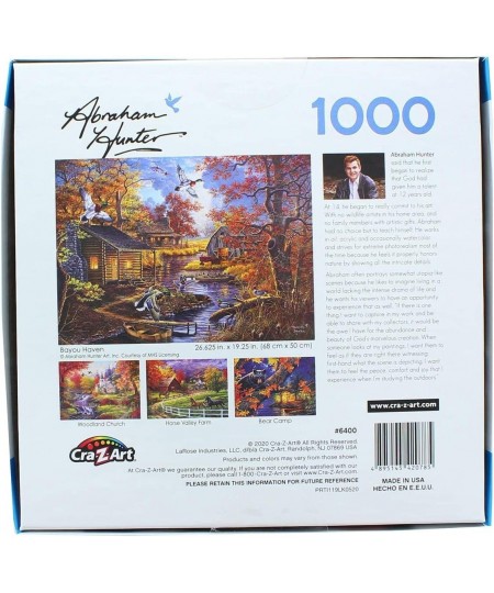 LPF Bayou Haven 1000 pc Jigsaw Puzzle by Artist: Abraham Hunter $26.49 - Jigsaw Puzzles