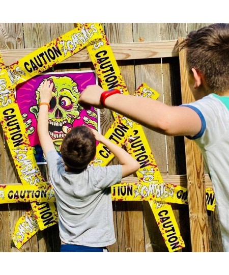 Pin the eyeball on the Zombie game and Zombie Caution tape $20.28 - Gags & Practical Joke Toys