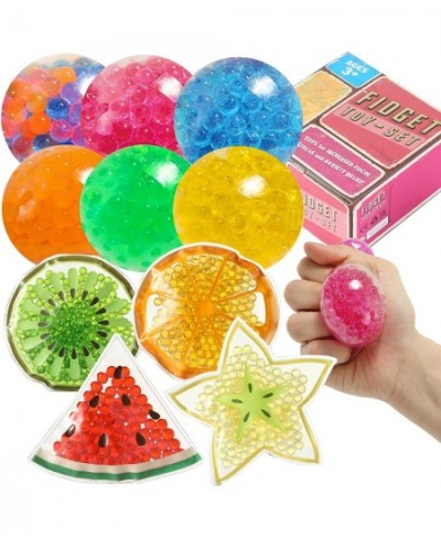 Sensory Water Beads Toy for Kids 10 Pack Fidget Stress Balls Toys for Autism/ Anxiety Relief for Adults (Balls) $26.68 - Sque...