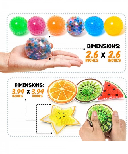 Sensory Water Beads Toy for Kids 10 Pack Fidget Stress Balls Toys for Autism/ Anxiety Relief for Adults (Balls) $26.68 - Sque...