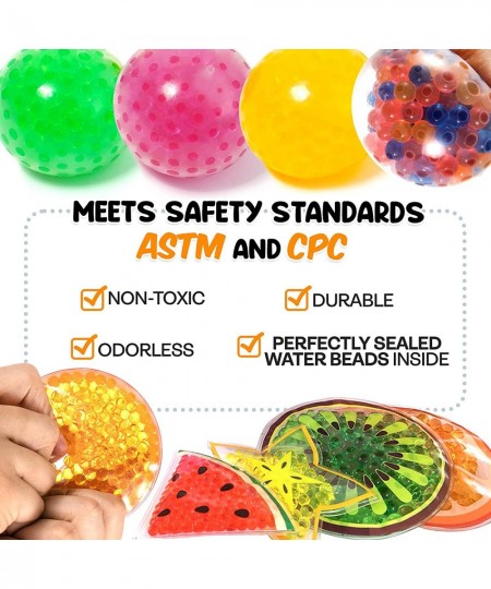 Sensory Water Beads Toy for Kids 10 Pack Fidget Stress Balls Toys for Autism/ Anxiety Relief for Adults (Balls) $26.68 - Sque...