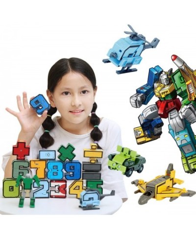 Number Robots Transforming Blocks Toys for 3 4 5+ 6 7 8 Years Old Boys Girls Figure Toy STEM for Montessori Teaching Preschoo...