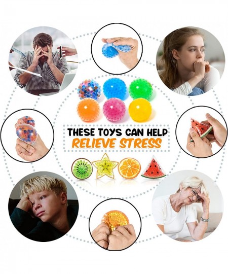 Sensory Water Beads Toy for Kids 10 Pack Fidget Stress Balls Toys for Autism/ Anxiety Relief for Adults (Balls) $26.68 - Sque...