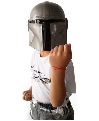 The Manda Helmet Kid Size Lorian Boba Fett Deluxe 3D Masks Latex Cosplay Costume Halloween Party Accessories Props Toys $64.6...