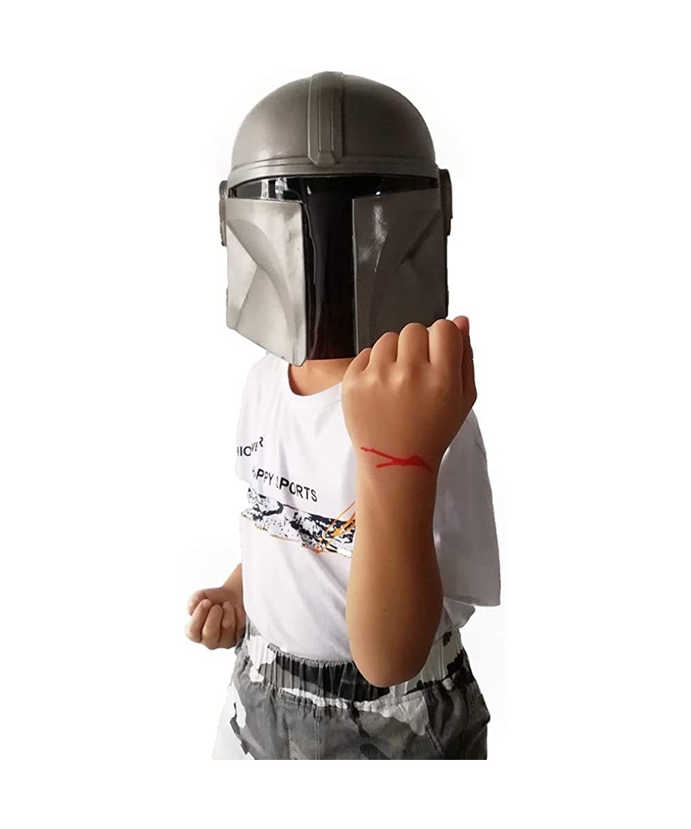 The Manda Helmet Kid Size Lorian Boba Fett Deluxe 3D Masks Latex Cosplay Costume Halloween Party Accessories Props Toys $64.6...