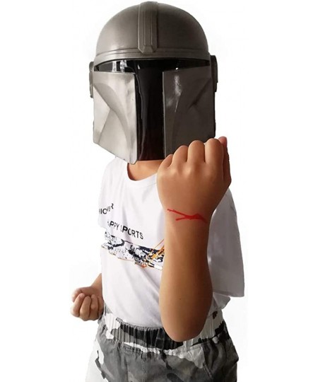 The Manda Helmet Kid Size Lorian Boba Fett Deluxe 3D Masks Latex Cosplay Costume Halloween Party Accessories Props Toys $64.6...