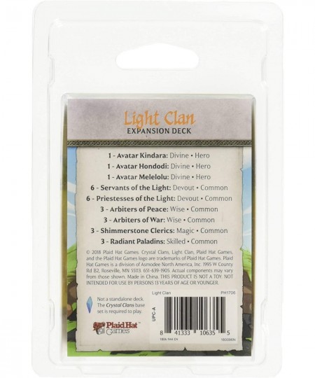 PlaidHat PH1706 Crystal Clans: Light Clan Various $17.33 - Board Games