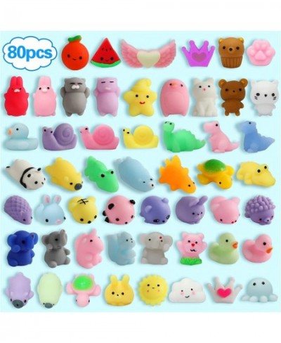 80 PCS Squishy Toys Mochi Squishy Toys Party Favors Kawaii Squishies Stress Relief Mochi Fidget Toys for Boys Girls Classroom...