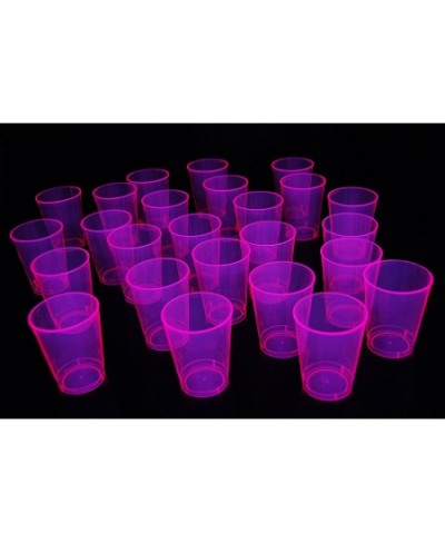 100ct Blacklight Reactive 10oz Party Cups + 5 Blacklight Balloons (Neon Pink) $68.94 - Kids' Party Tableware