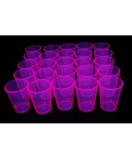 100ct Blacklight Reactive 10oz Party Cups + 5 Blacklight Balloons (Neon Pink) $68.94 - Kids' Party Tableware