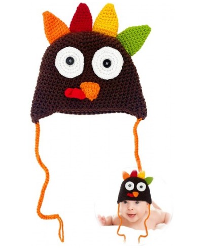 Baby Knitted Turkey Hat Cap Newborn Photography Prop Outfit Thanksgivings Costume 0-24Months $19.38 - Kids' Party Hats