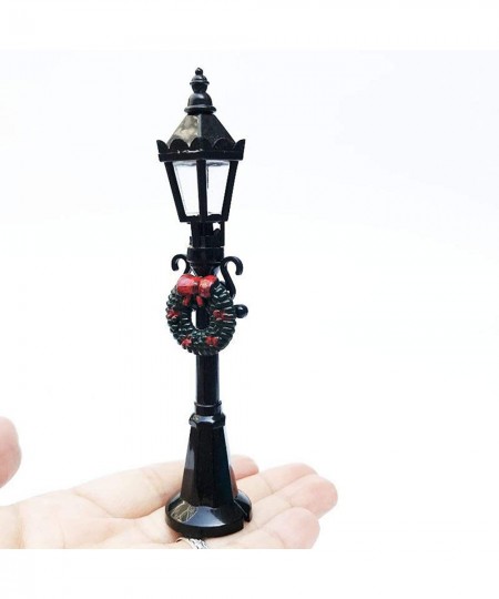 Street Light Dollhouse Miniature 1:12 Scale Pathway Lamppost Lamp Model $15.46 - Dollhouse Accessories