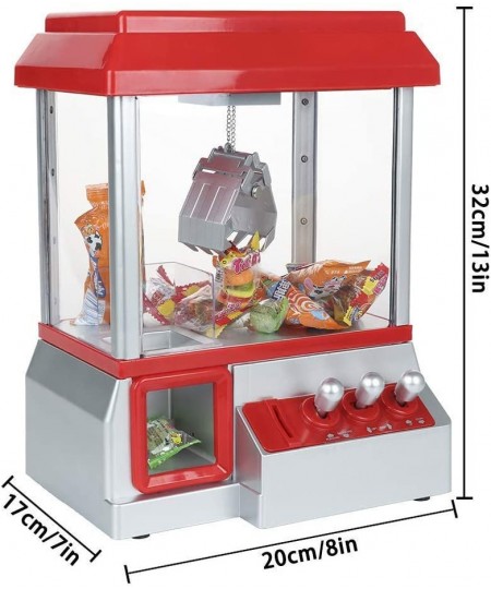 Mini Arcade Claw Machine Toy | Carnival Games Claw Electronic Claw Machine with Lights and Sound and Volume Control | Excitin...